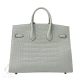 Hermès | Birkin 25 Pale Grey Silvery Undertones Bag – product image 3
