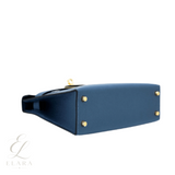 Hermès | Mini Kelly 20 Deep Blue Epsom Leather Gold Hardware Bag – product image 3