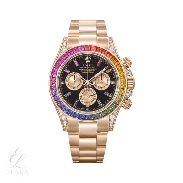 Rolex | Rainbow Black Dial Watch