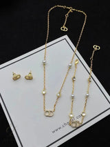 Chanel | Lune Gold Finish Resin Pearls Crystals Jewelry – product image 3