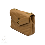 Saint Laurent | Loulou Matelassé Cheddar Leather Bag – product image 3