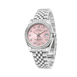 Rolex | Datejust Pink Dial Fluted Bezel Jubilee Watch – product image 2