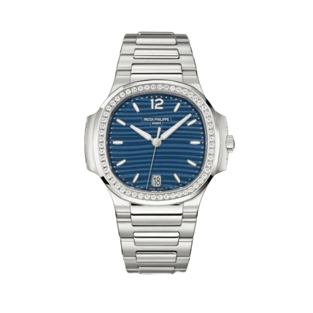 Patek Philippe | Nautilus Blue Dial Silver Watch – product image 1