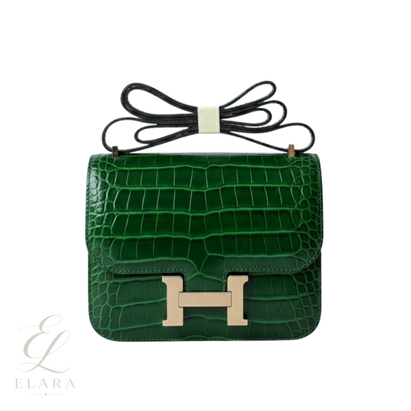 Hermès | Constance 18 Cactus Alligator Bag
