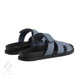 Hermès | Chypre Slides – Blue – product image 3