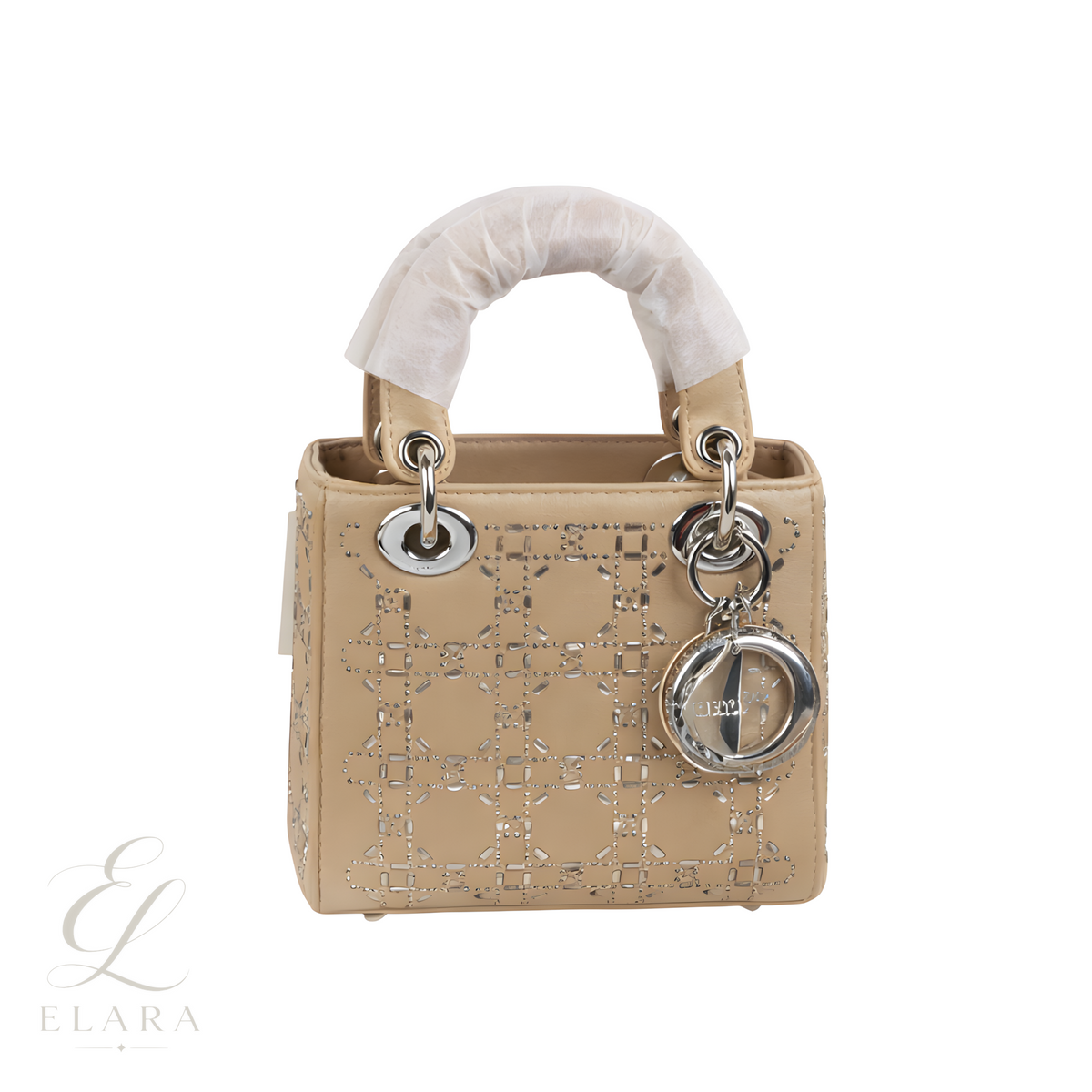 Dior | Mini Lady Brown Satin Bag – product image 1