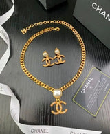 Chanel | Vintage Alhambra Diamond Set Yellow Gold Jewelry – product image 5