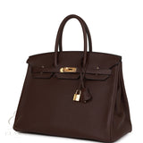 Hermès | Birkin 35 Rouge Sellier Clemence Bag – product image 3