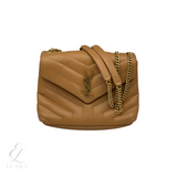 Saint Laurent | Loulou Matelassé Cheddar Leather Bag – product image 2