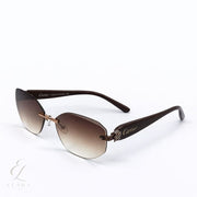 Cartier | Elegant Tortoise Shell Aviator Sunglasses – product image 1