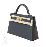 Hermès | Mini Kelly II Sellier Dark Grey Epsom Leather Bag – product image 3