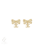 Chanel | Bow CC Logo Crystal Set Jewelry – product image 2