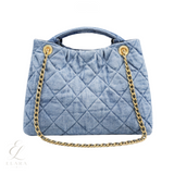 Chanel | Bow Blue Washed Denim Bag – product image 2