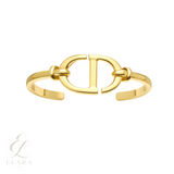 Dior | CD Navy Cuff Bracelet Gold – product image 2