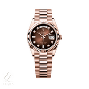 Rolex | Day-Date Brown Ombré Diamond Dial Watch – product image 1