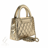 Chanel | Small Kelly Shopper Metallic Bag – Gold