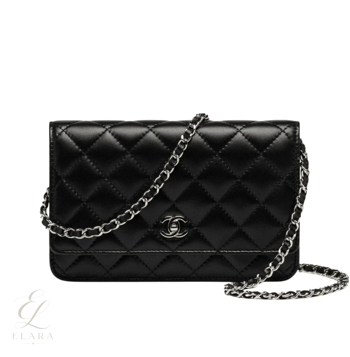 Chanel | Classic On Chain Black Leather Wallet – product image 1