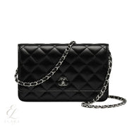 Chanel | Classic On Chain Black Leather Wallet – product image 1