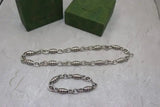 Gucci | Chunky Chain Necklace Bracelet Set Silver – product image 5