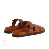 Hermès | Chypre Slides – Golden Brown – product image 2