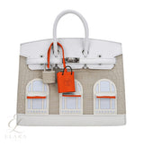 Hermès | Birkin 20 Sellier Neige Faubourg Bag – product image 1