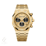 Audemars Piguet | Selfwinding Chronograph Frosted Yellow Gold Gold Dial Watch – product image 1