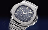 Patek Philippe | Nautilus Dark Blue Dial Silver Tone Watch – product image 3