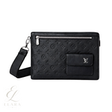 Louis Vuitton | Black Wrist Canvas Pouch – product image 1