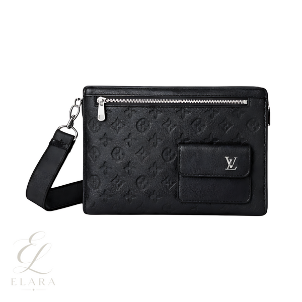 Louis Vuitton | Black Wrist Canvas Pouch