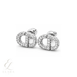 Dior | Crystal Stud Earring Silver – product image 2