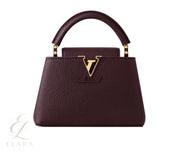 Louis Vuitton | Capucines Mini Wine Red Taurillon Leather Bag – product image 1