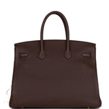 Hermès | Birkin 35 Rouge Sellier Clemence Bag – product image 4