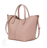 Polène | Cyme Mini Textured Pink Leather Bag – product image 2