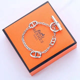 Hermès | Chaine Ancre Farandole Bracelet Gold Plain – product image 5