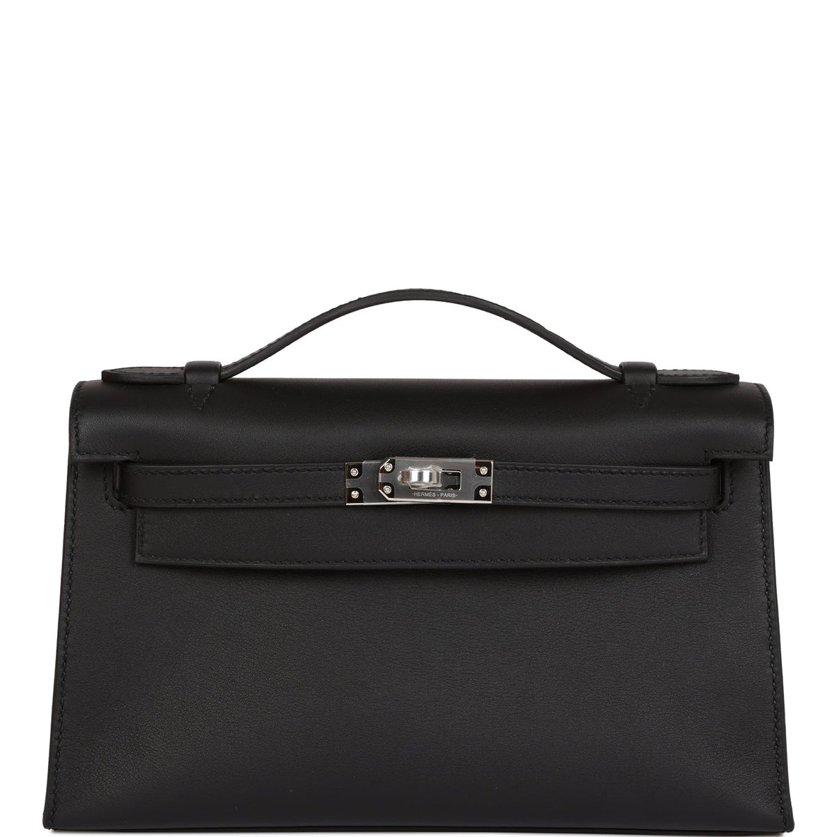 Hermès | Kelly Pochette Black Swift Bag – product image 1