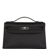 Hermès | Kelly Pochette Black Swift Bag – product image 1