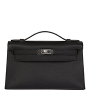 Hermès | Kelly Pochette Black Swift Bag – product image 1