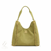 Chanel | City Zip Tote Signature Canvas Mahogany Bag – product image 1
