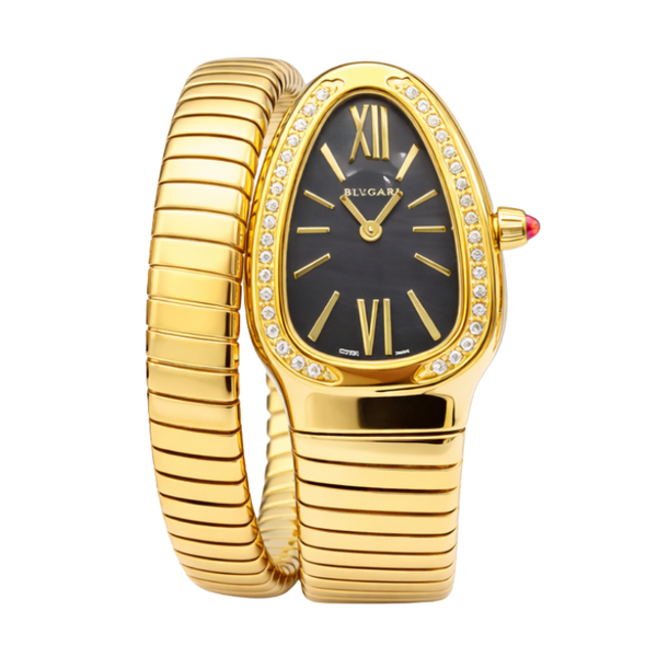 Bvlgari | Serpenti Tubogas Yellow Gold Diamond Watch
