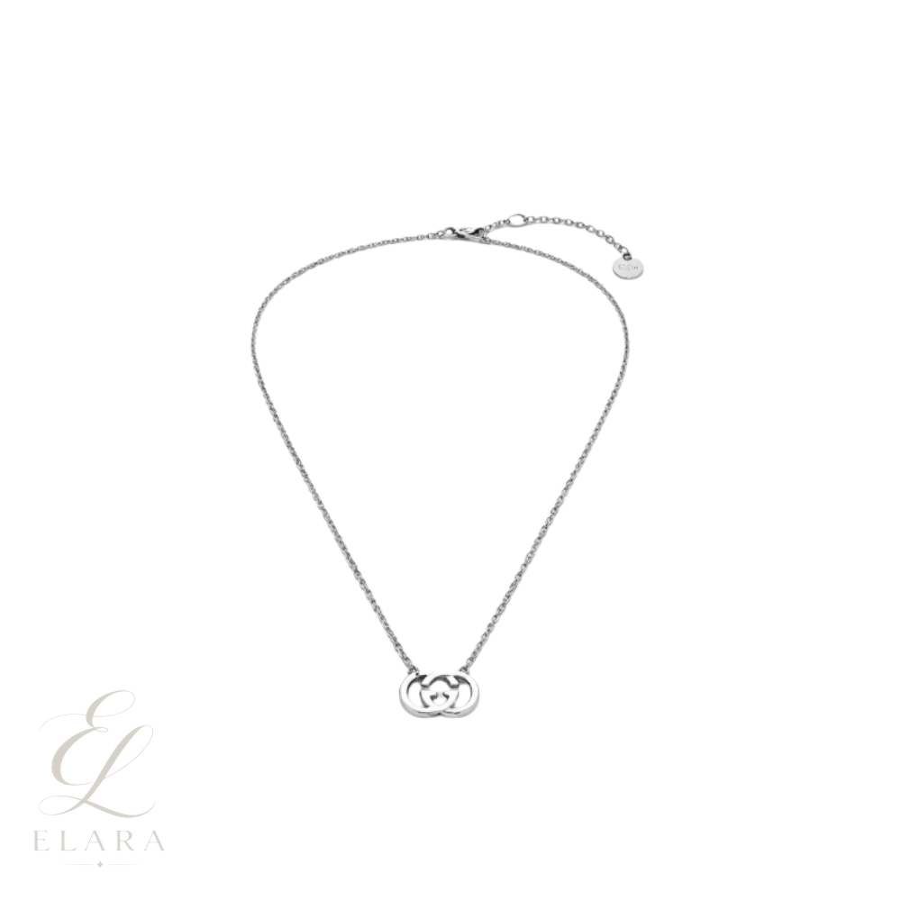 Gucci | Interlocking G Logo Necklace Silver – product image 1