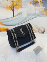 Saint Laurent | Loulou Black Bag – Silver – product image 4