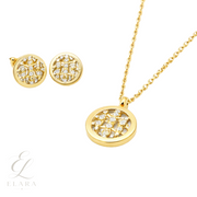 Chanel | Vintage Inspired CC Medallion Gold Tone Resin Jewelry – product image 1