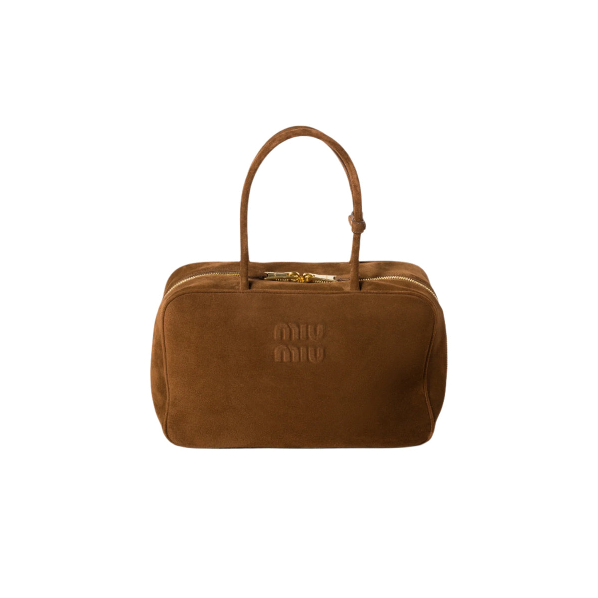Miu Miu | Suede Beau Bag – Cocoa Brown – product image 1