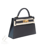 Hermès | Mini Kelly II Sellier Dark Grey Epsom Leather Bag – product image 2