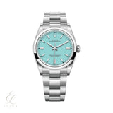 Rolex | Oyster Perpetual 36 Torquoise Blue Dial Watch – product image 1