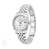 Rolex | Datejust White Diamond Dial Watch – product image 2