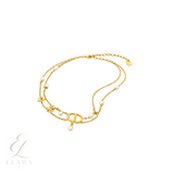 Dior | CD Star Pearl Layered Necklace Gold – product image 2
