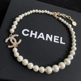 Chanel | CC Logo Choker Necklace Gold Tone – product image 4