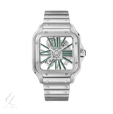Cartier | Santos de Skeleton Green Watch – product image 1