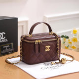 Chanel | Small Vanity Case Chain Bag – Burgundy – product image 2